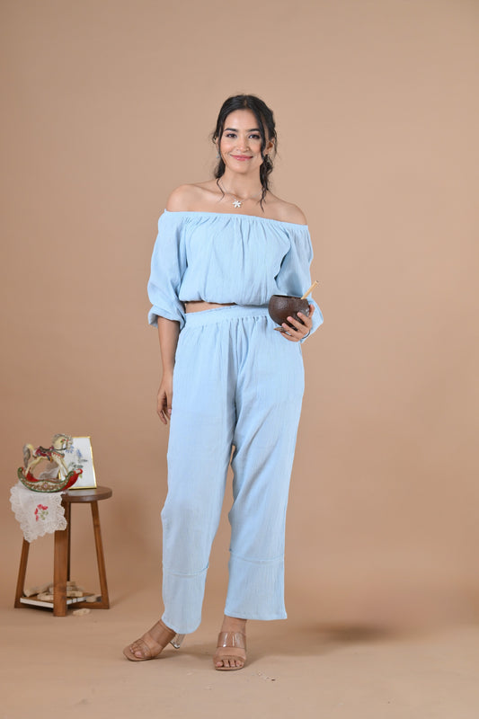 The Santorini Coord Set ( Baby Blue)