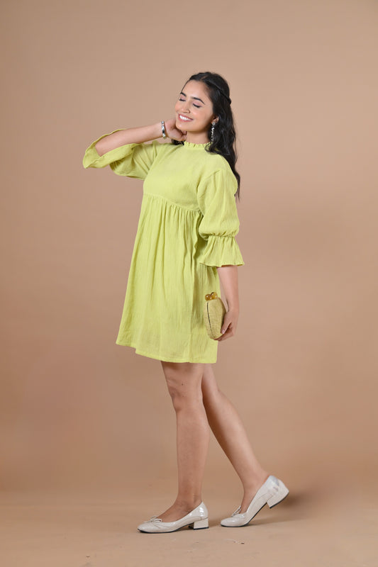 The Santorini Dress ( Celery Green )