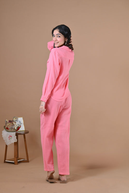 Annie Coord Set (Blush Pink)