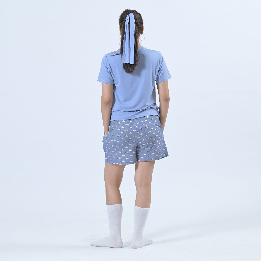 Clouline Tencel Lyocell Shorts & T-shirt