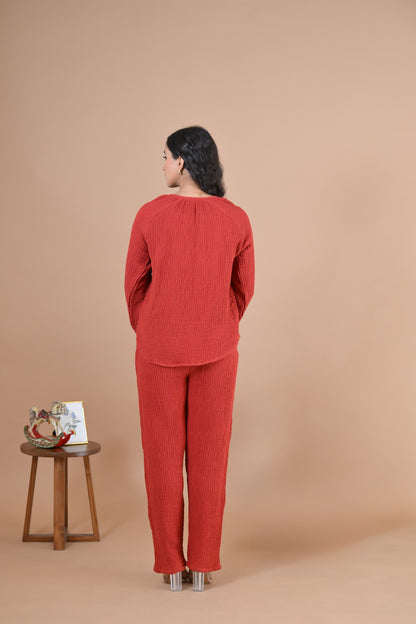 Lily Coord Set (Angel Red)