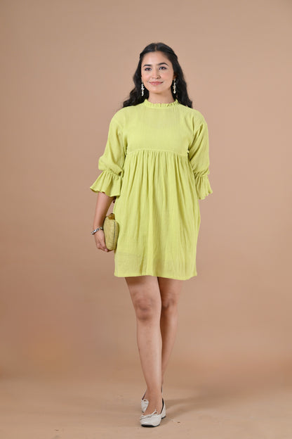 The Santorini Dress ( Celery Green )