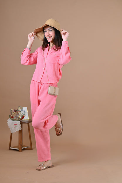 Annie Coord Set (Blush Pink)