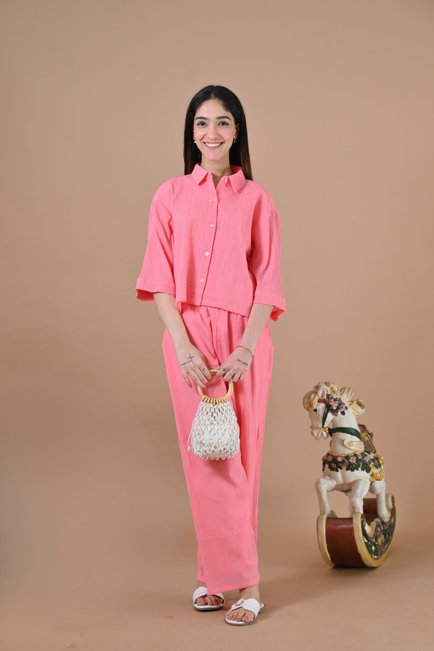The Sicily Coord Set  (The Blush Pink)