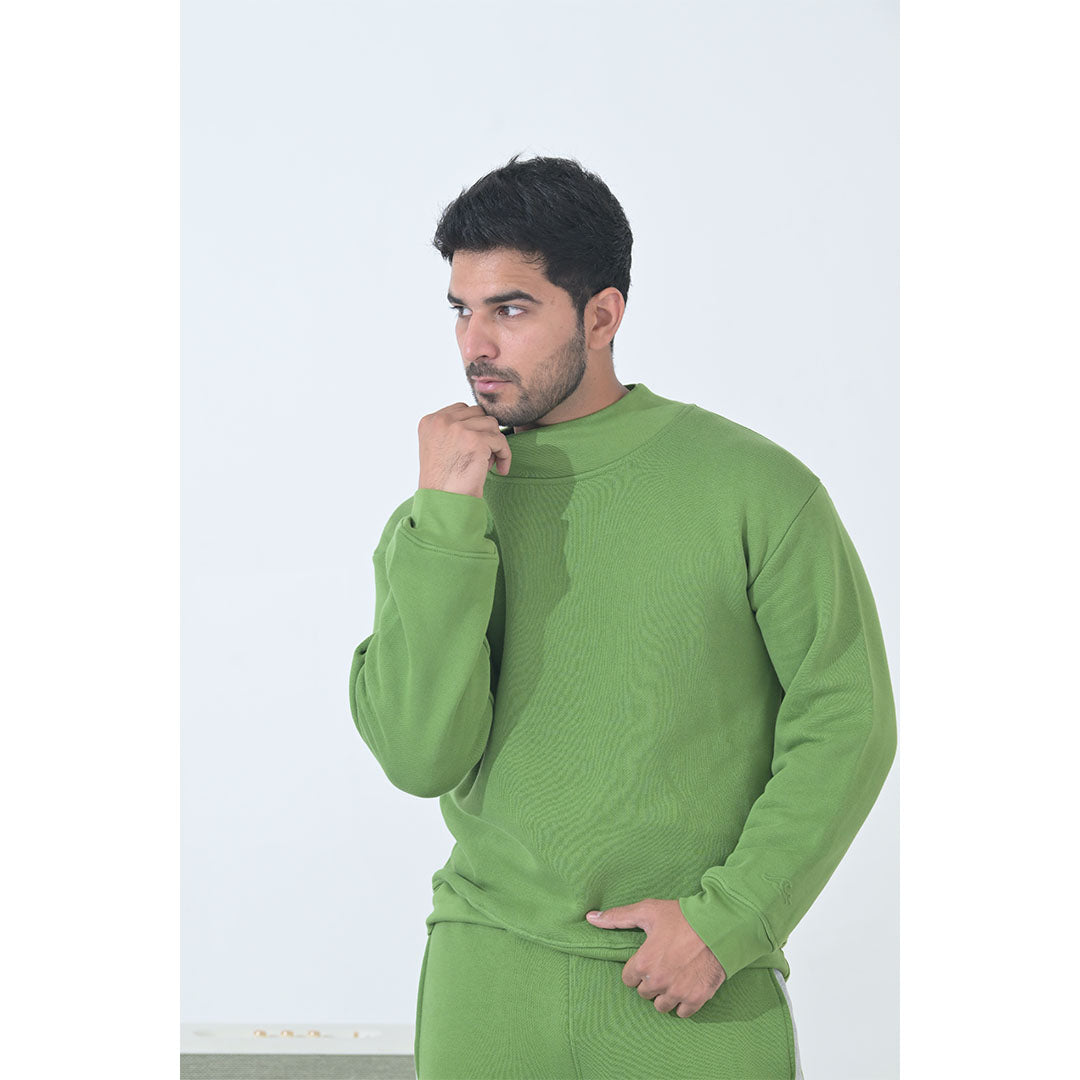100% Supima Cotton Unisex Sweatshirt (Green)