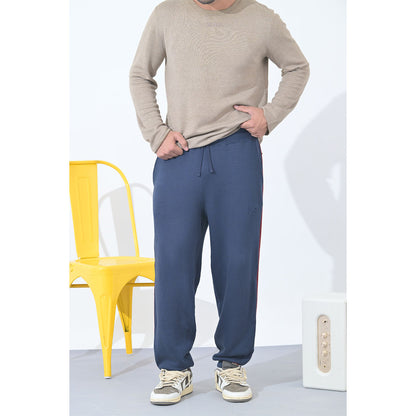 100% Supima Cotton Men Sweatpant Navy Blue