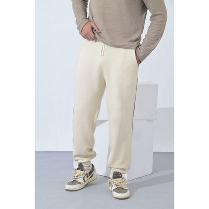 100% Supima Cotton Men Sweatpant Creme