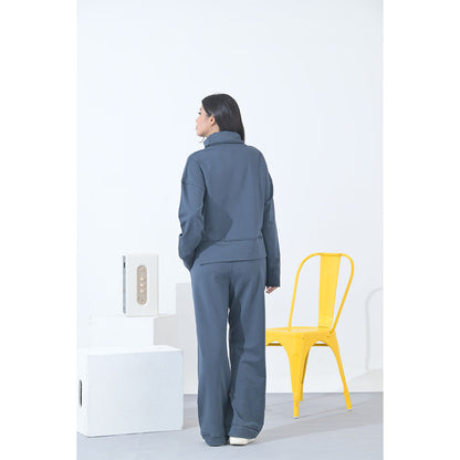 100% Supima Cotton Ella Coord Set Midnight Blue