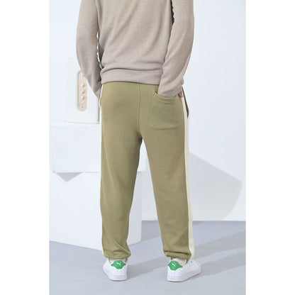 100% Supima Cotton Men Sweatpant Olive Green