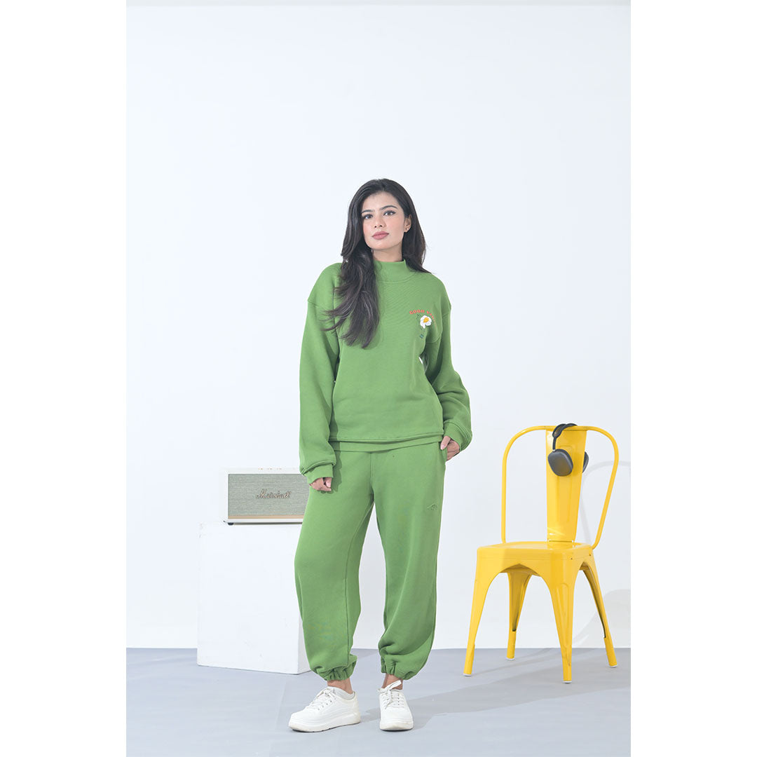 100% Supima Cotton Unisex Sweatshirt (Forest Green)