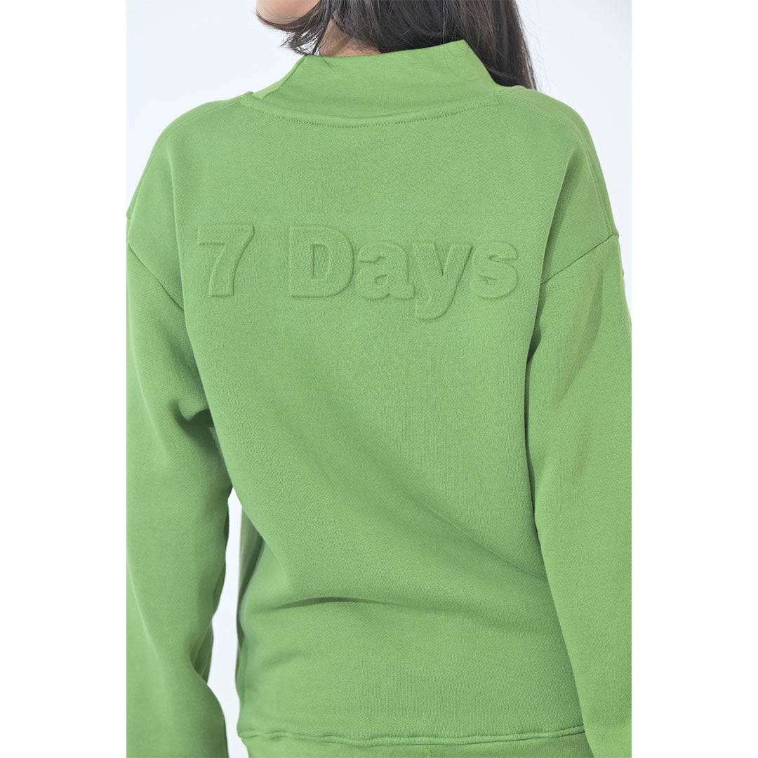 100% Supima Cotton Unisex Sweatshirt (Solid Green)
