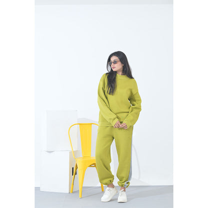 100% Supima Cotton Unisex Sweatpants (Solid Kiwi)