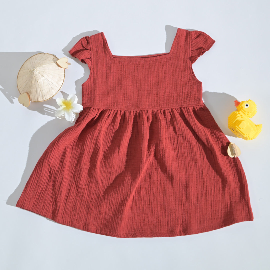 Muslin Flowy DRESS- GIRLS