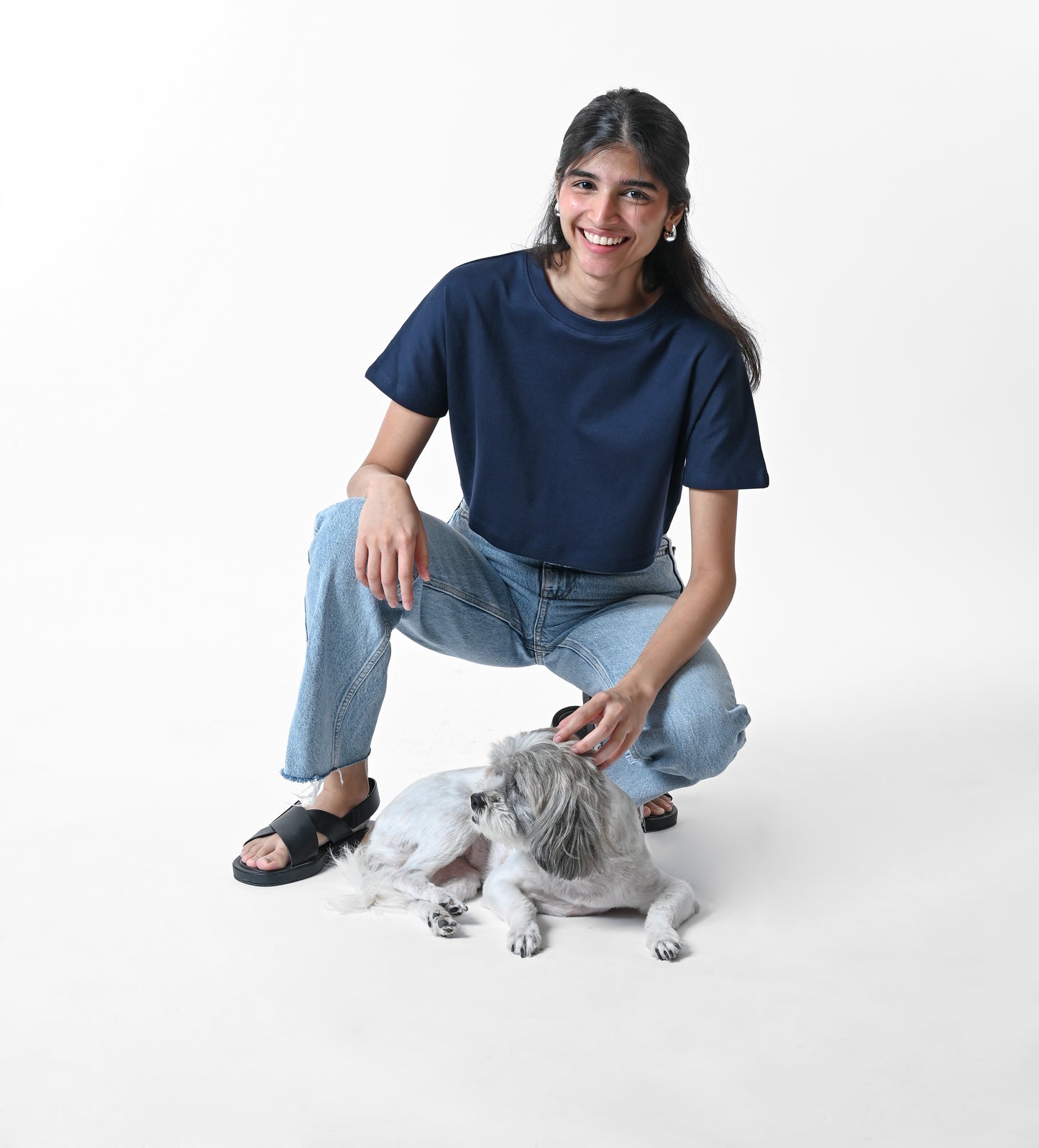 Comfort Crop Tee Wine