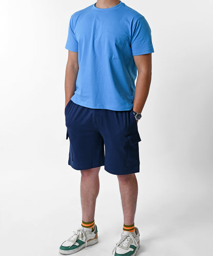Tulum Men's Cargo Shorts (NAVY BLUE)