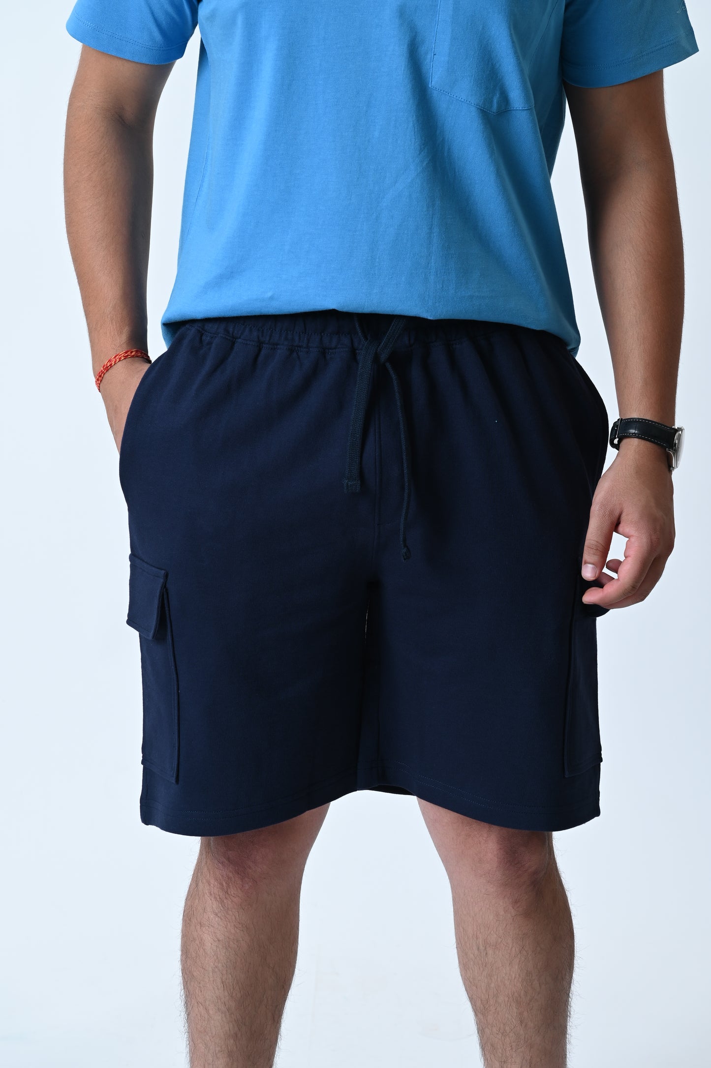 Tulum Men's Cargo Shorts (NAVY BLUE)