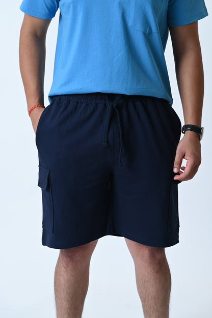 Tulum Men's Cargo Shorts (NAVY BLUE)