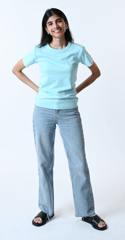 The Ultimate Comfort Tee  (TURQUOISE)
