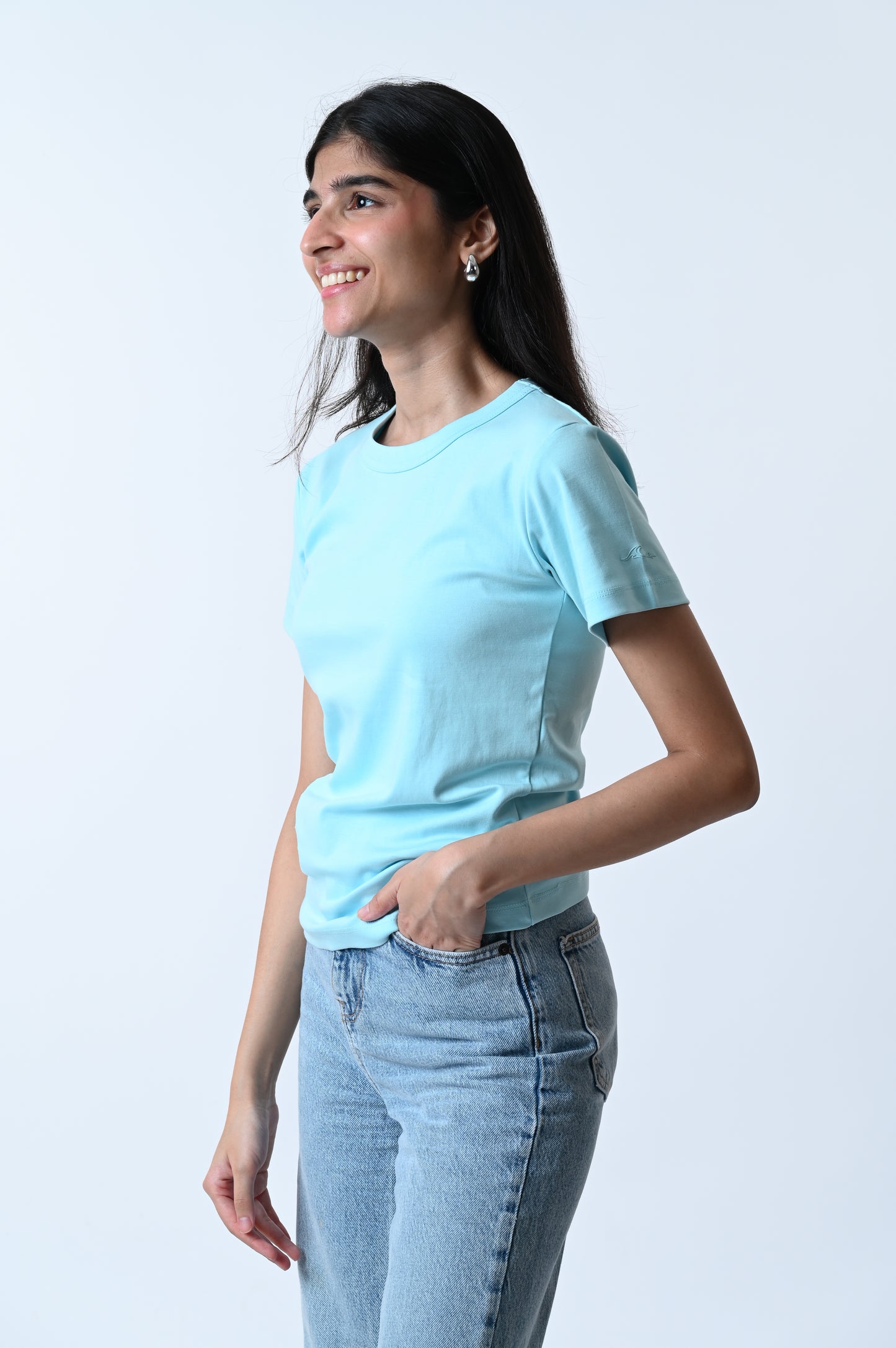 The Ultimate Comfort Tee  (TURQUOISE)