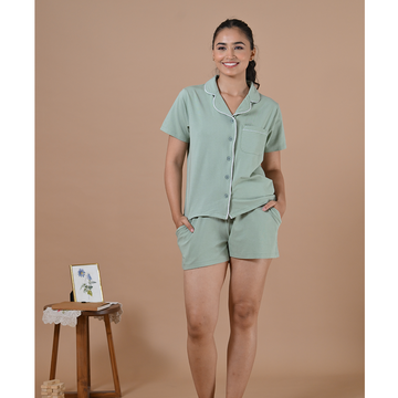 Susanna Shorts Set Brown