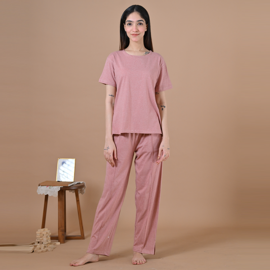 Cloud Nine Night Set ( Dusty Pink)