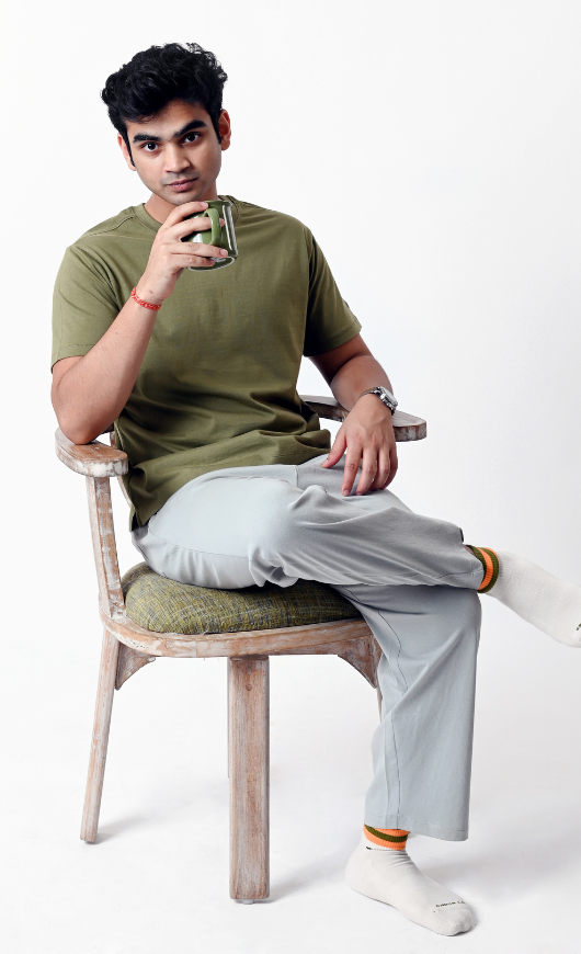 Tulum Crew Neck T-shirt (Olive Green)