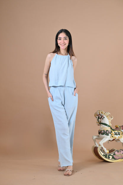 Mykonos Coord Set (Baby Blue )