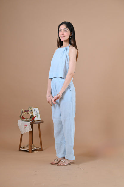 Mykonos Coord Set (Baby Blue )
