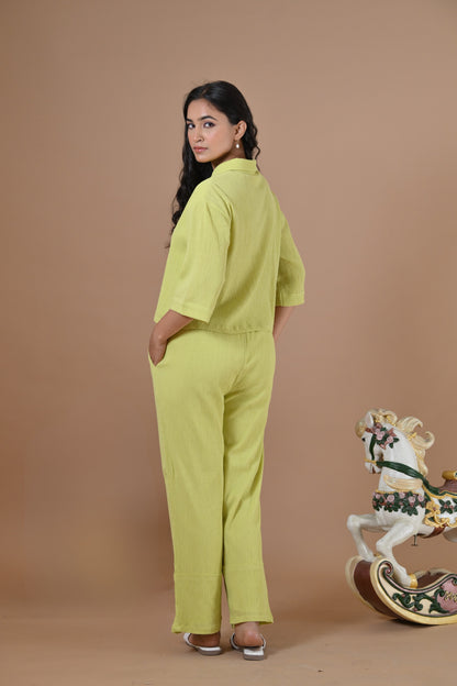 The Sicily Coord Set (Celery Green)