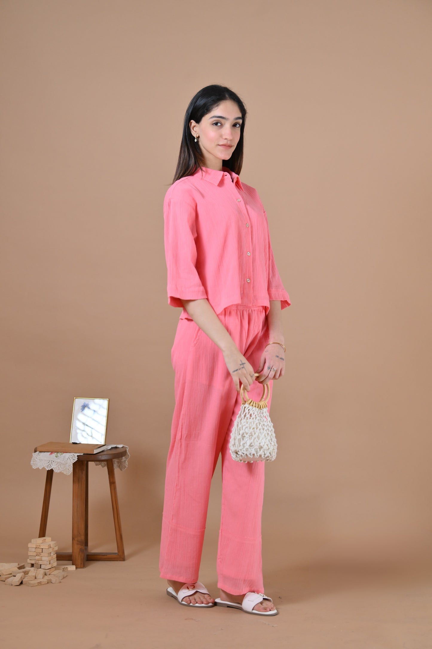 The Sicily Coord Set  (The Blush Pink)