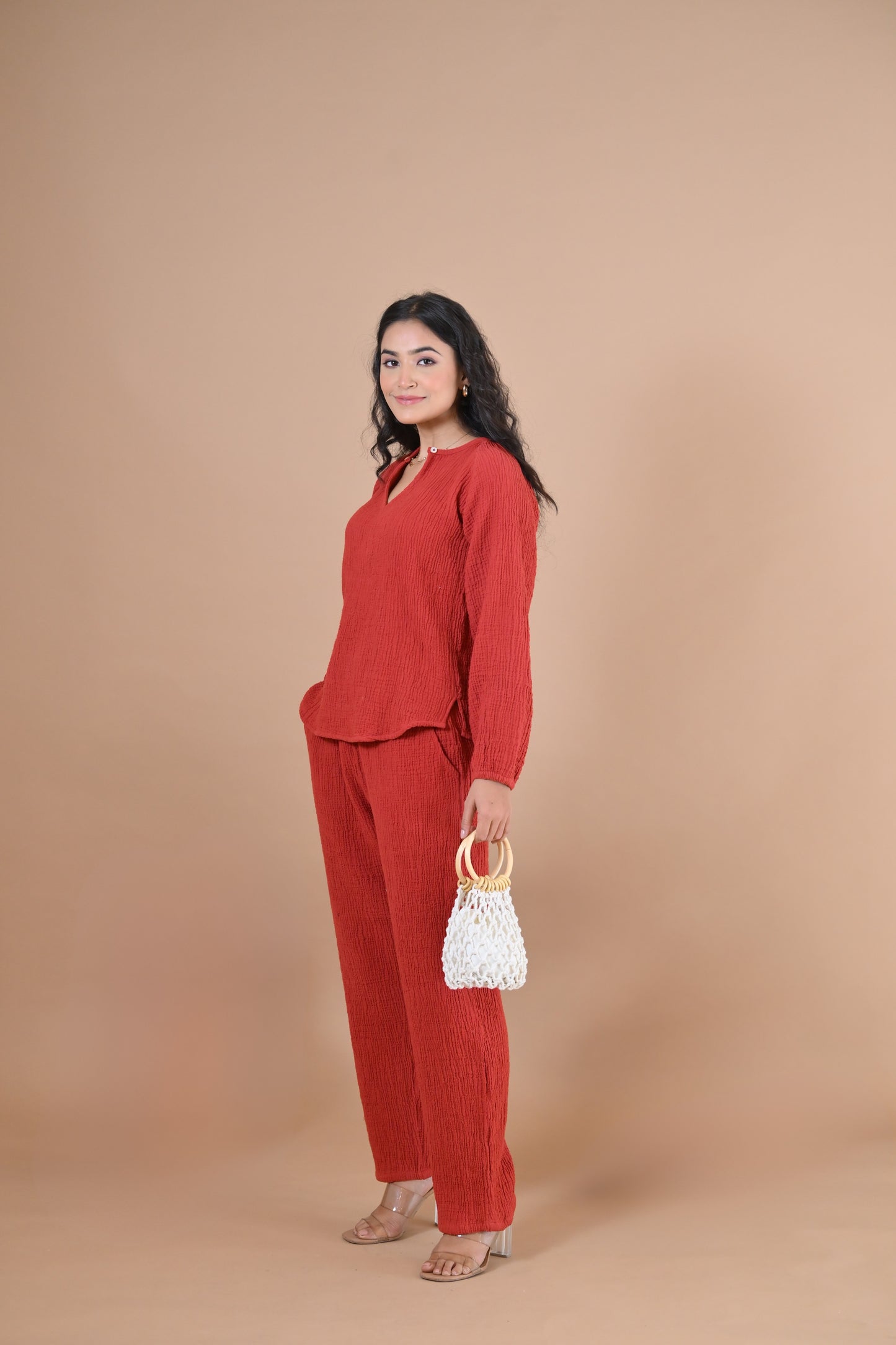 Lily Coord Set (Angel Red)