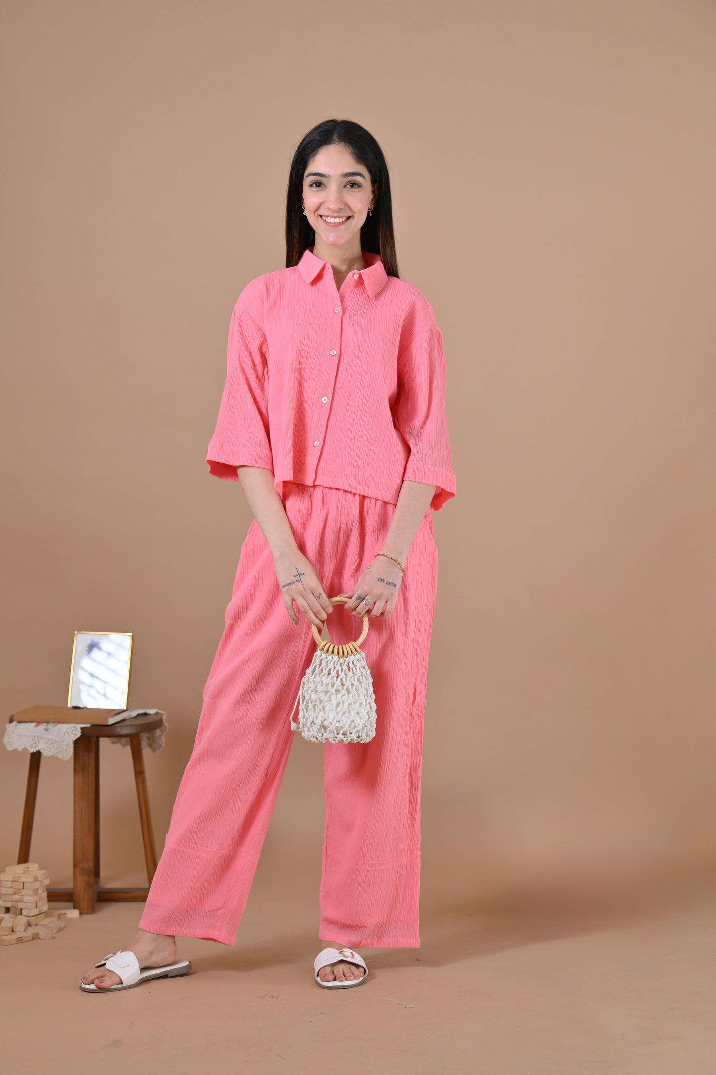 The Sicily Coord Set  (The Blush Pink)